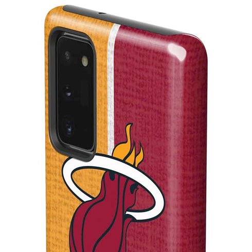 NBA Miami Heat Canvas Galaxy Note20 5G Pro Case