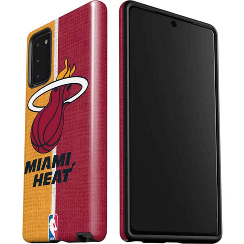 NBA Miami Heat Canvas Galaxy Note20 5G Pro Case