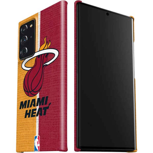 NBA Miami Heat Canvas Galaxy Note20 Ultra 5G Lite Case