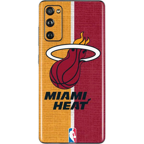 NBA Miami Heat Canvas Galaxy S20 Fan Edition Skin