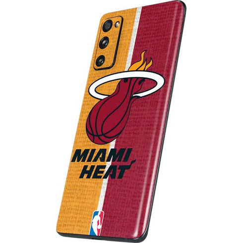 NBA Miami Heat Canvas Galaxy S20 Fan Edition Skin