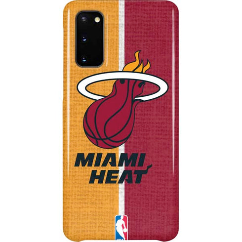NBA Miami Heat Canvas Galaxy S20 Lite Case