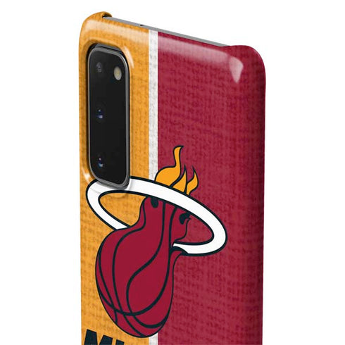 NBA Miami Heat Canvas Galaxy S20 Lite Case