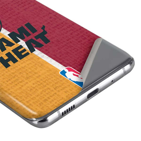 NBA Miami Heat Canvas Galaxy S20 Plus Skin