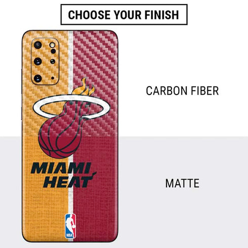 NBA Miami Heat Canvas Galaxy S20 Plus Skin