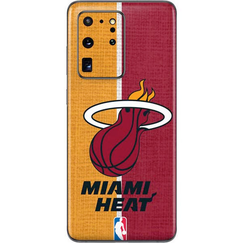 NBA Miami Heat Canvas Galaxy S20 Ultra 5G Skin