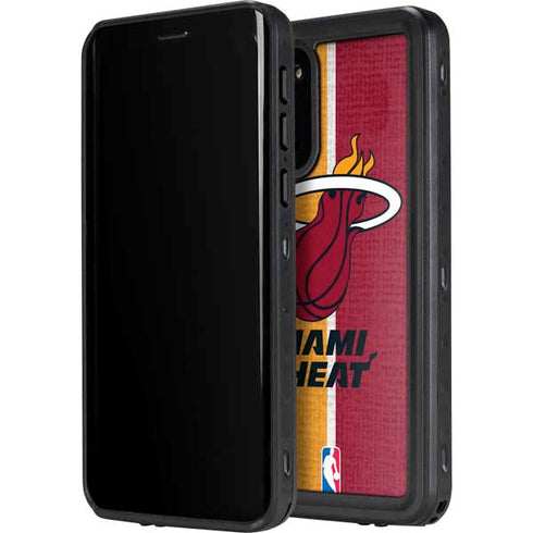 NBA Miami Heat Canvas Galaxy S20 Waterproof Case