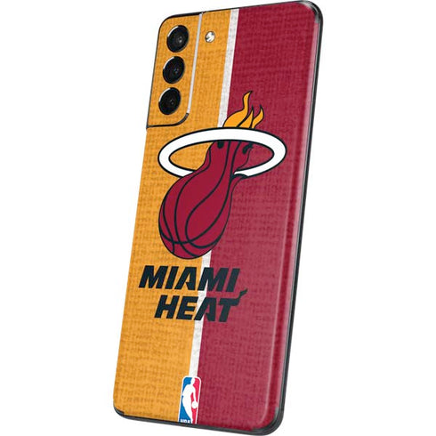 NBA Miami Heat Canvas Galaxy S21 5G Skin