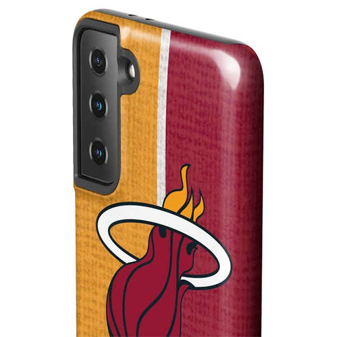 NBA Miami Heat Canvas Galaxy S21 Plus 5G Pro Case