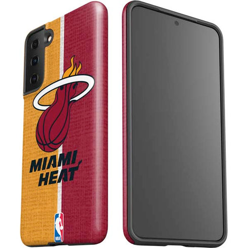 NBA Miami Heat Canvas Galaxy S21 Plus 5G Pro Case