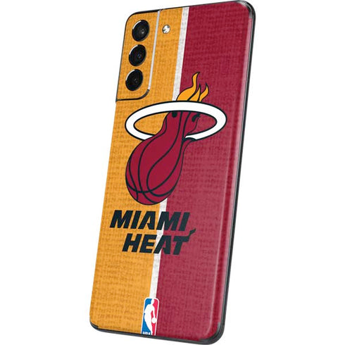 NBA Miami Heat Canvas Galaxy S21 Plus 5G Skin