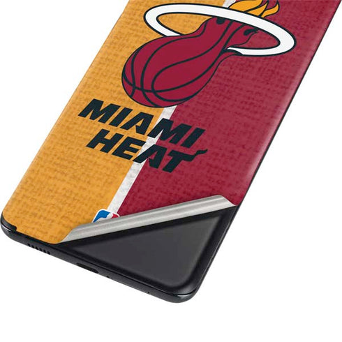 NBA Miami Heat Canvas Galaxy S21 Plus 5G Skin
