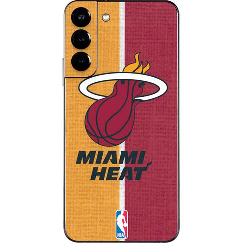 NBA Miami Heat Canvas Galaxy S22 Plus Skin