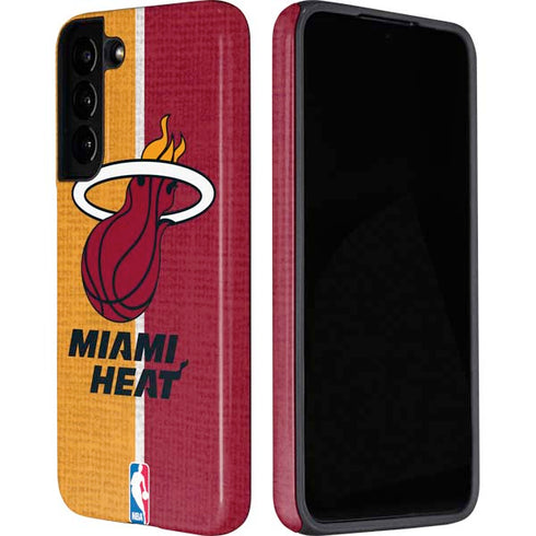 NBA Miami Heat Canvas Galaxy S22 Pro Case