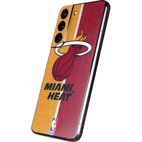 NBA Miami Heat Canvas Galaxy S22 Skin