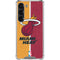 NBA Miami Heat Canvas Galaxy S23 Clear Case