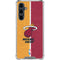 NBA Miami Heat Canvas Galaxy S23 FE Clear Case