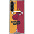 NBA Miami Heat Canvas Galaxy S23 Plus Clear Case