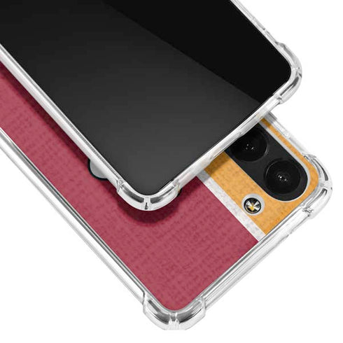 NBA Miami Heat Canvas Galaxy S23 Plus Clear Case