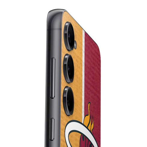NBA Miami Heat Canvas Galaxy S23 Plus Skin