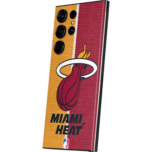 NBA Miami Heat Canvas Galaxy S23 Ultra Skin