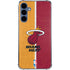 NBA Miami Heat Canvas Galaxy S24 Clear Case