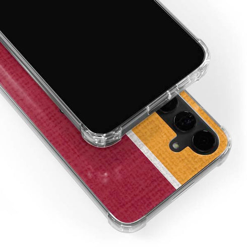 NBA Miami Heat Canvas Galaxy S24 Plus Clear Case