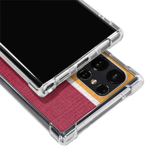 NBA Miami Heat Canvas Galaxy S24 Ultra Clear Case