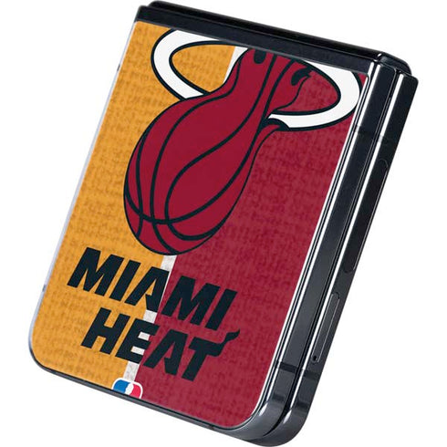 NBA Miami Heat Canvas Galaxy Z Flip5 5G Skin