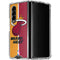NBA Miami Heat Canvas Galaxy Z Fold4 5G Clear Case