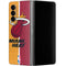 NBA Miami Heat Canvas Galaxy Z Fold4 5G Skin