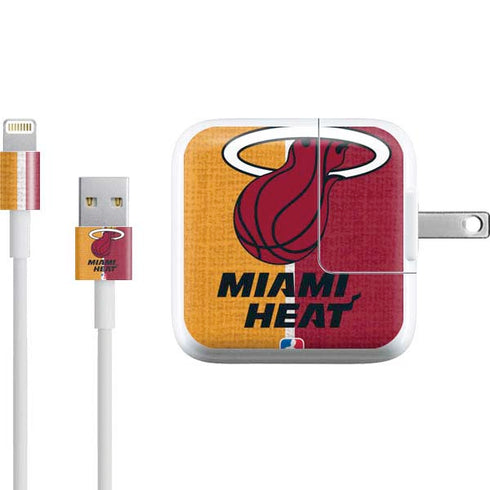 NBA Miami Heat Canvas iPad Charger (10W USB) Skin