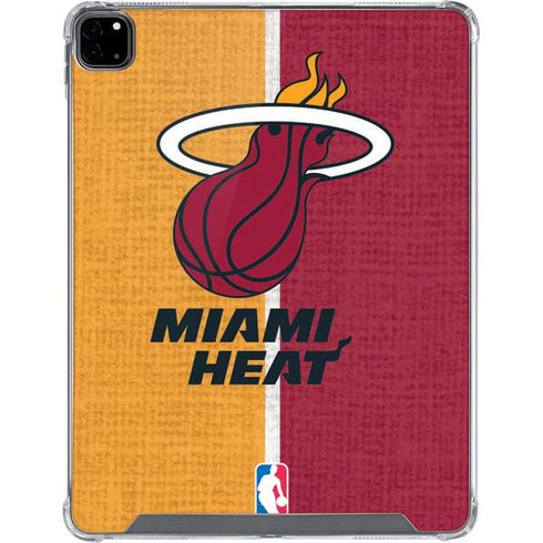 NBA Miami Heat Canvas iPad Pro 12.9in (2020) Clear Case