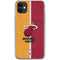 NBA Miami Heat Canvas iPhone 11 Clear Case