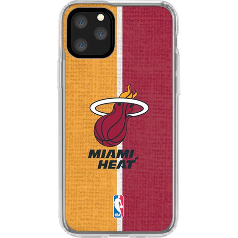 NBA Miami Heat Canvas iPhone 11 Pro Clear Case