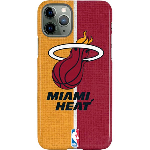 NBA Miami Heat Canvas iPhone 11 Pro Lite Case