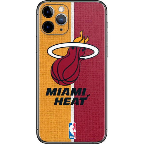 NBA Miami Heat Canvas iPhone 11 Pro Skin