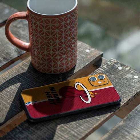 NBA Miami Heat Canvas iPhone 11 Skin