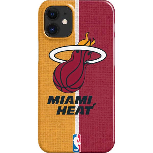 NBA Miami Heat Canvas iPhone 12 Mini Lite Case
