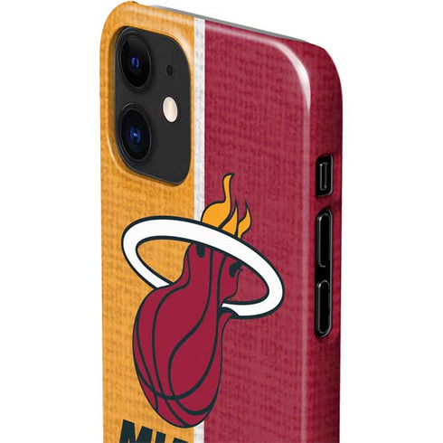 NBA Miami Heat Canvas iPhone 12 Mini Lite Case