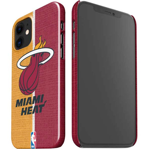 NBA Miami Heat Canvas iPhone 12 Mini Lite Case