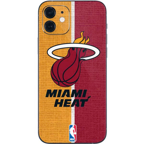 NBA Miami Heat Canvas iPhone 12 Mini Skin
