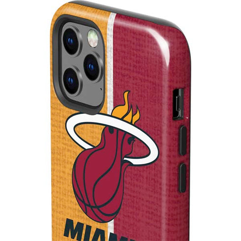 NBA Miami Heat Canvas iPhone 12 Pro Impact Case