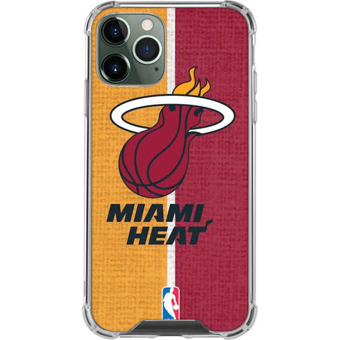 NBA Miami Heat Canvas iPhone 12 Pro Max Clear Case