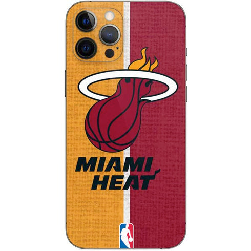 NBA Miami Heat Canvas iPhone 12 Pro Max Skin