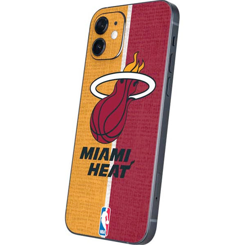 NBA Miami Heat Canvas iPhone 12 Skin