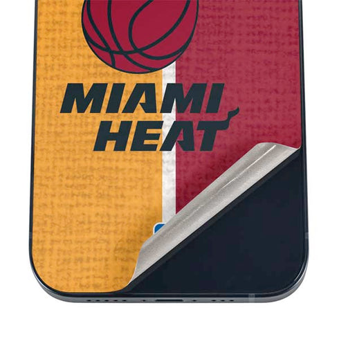 NBA Miami Heat Canvas iPhone 12 Skin