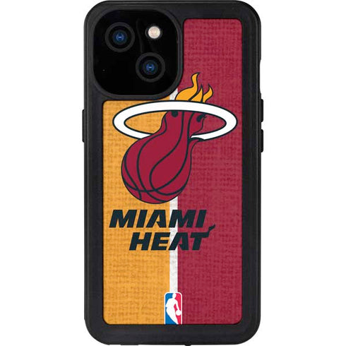 NBA Miami Heat Canvas iPhone 13 Mini Waterproof Case