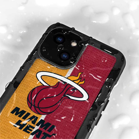 NBA Miami Heat Canvas iPhone 13 Mini Waterproof Case