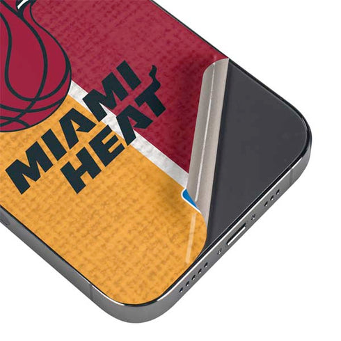 NBA Miami Heat Canvas iPhone 13 Pro Max Skin